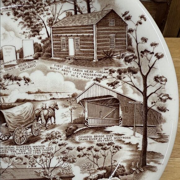 Johnson Brothers - Pennsylvania German Folklore - Ontario - 10" Decorative Plate - Picture 4 of 6